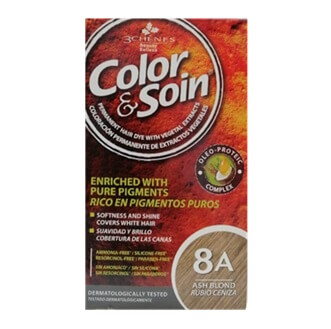 Color & Soin Enriched With Pure Pigments 8A Ash Blond _ 3 CHENES