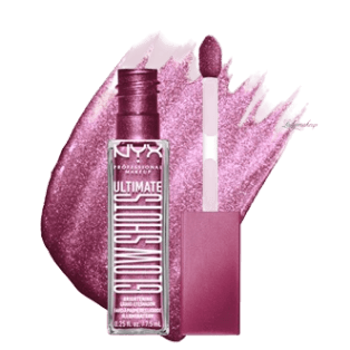 Ultimate Glow Shots Brightening Liquid Eyeshadow 13 PLUM PLAYER 7.5ml _ NYX