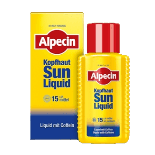 Scalp Sun Liquid Spf15 Medium Liquid with Caffeine 190ml _ Alpecin