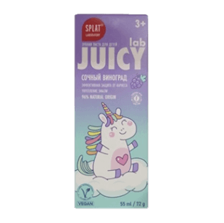 JUICY Lab Grapes 55ml with Fluoride for Children 3+ _ SPLAT