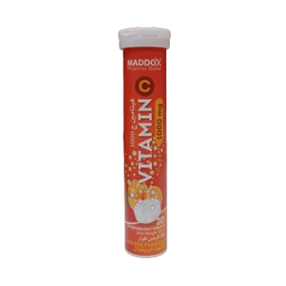 Vitamin C 1000mg 20 Effervescent Tablets _ MADDOX