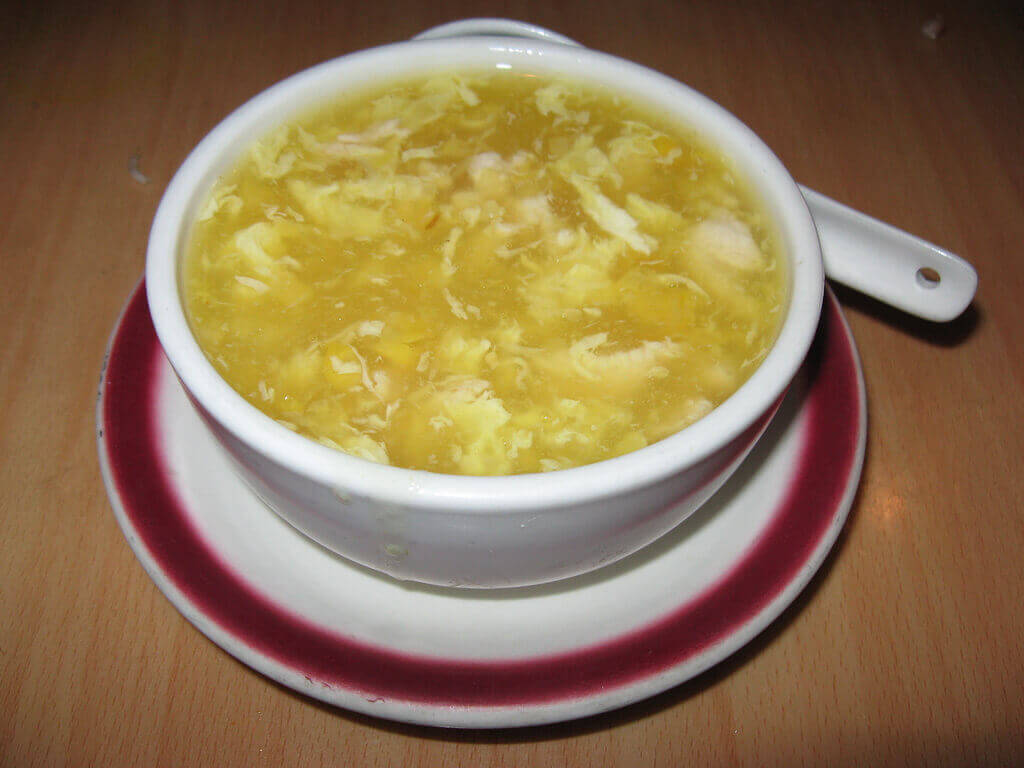 Chicken corn soup
