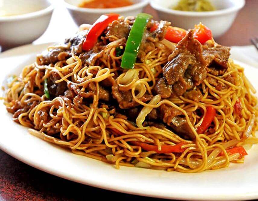 Fried Noodles with Beef			