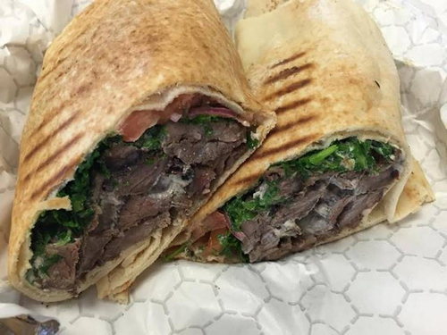 Meat Shawarma With Syrian Bread