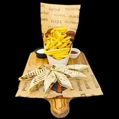 Chicken Burger Wth Cheese Saj